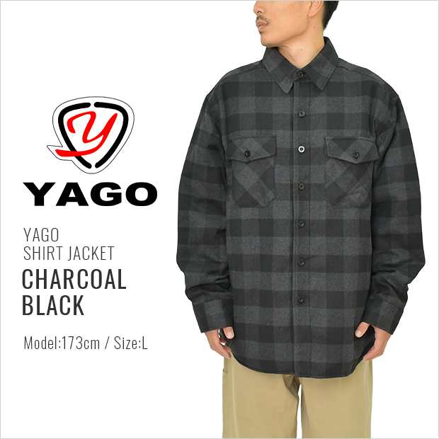 YAGO ジャケット シャツジャケット キルティングジャケット FLANNEL 