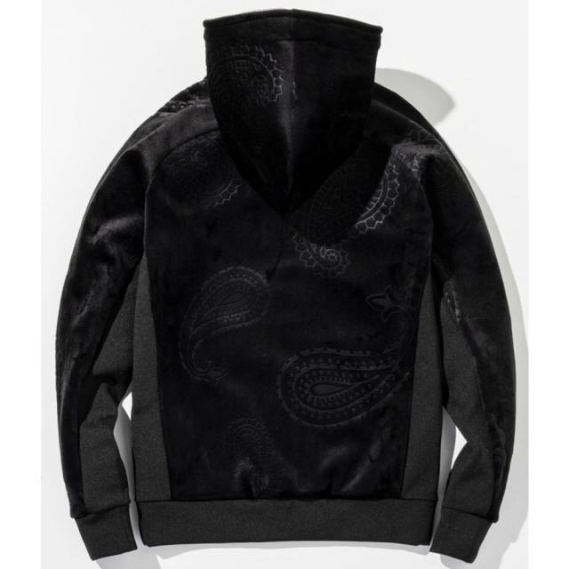 ウノピュウノウグァーレトレ リラックス 1PIU1UGUALE3 RELAX ペイズリーベロアジップパーカーセットアップ S M L XL XXL uso-25098 usb-25098 ブラック_9