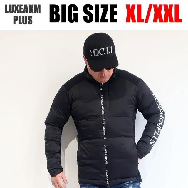 LUXEAKMPLUS リュクスエイケイエムプラス 中綿　ロゴ スニード M 黒 LUXEAKMPLUS リュクスエイケイエムプラス 中綿 ロゴ スニード M 黒