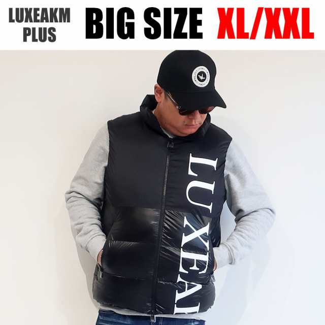 LUXEAKMPLUS リュクスエイケイエムプラス ゴルフ 中綿ベスト lao-23033 BLACK ブラック XL XXL