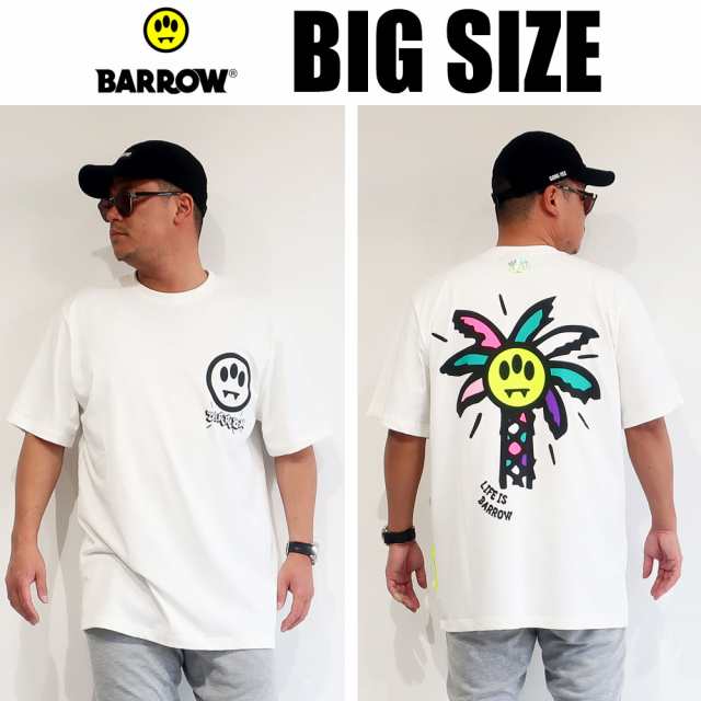 新品☆BARROW（バロウ）メンズ Tシャツ graphic print tee