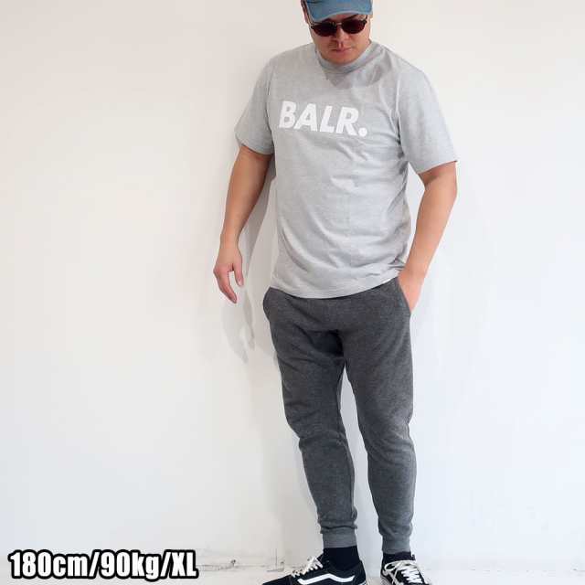 ボーラー BALR. Tシャツ 半袖 メンズ ブランド Brand Straight T-Shirt
