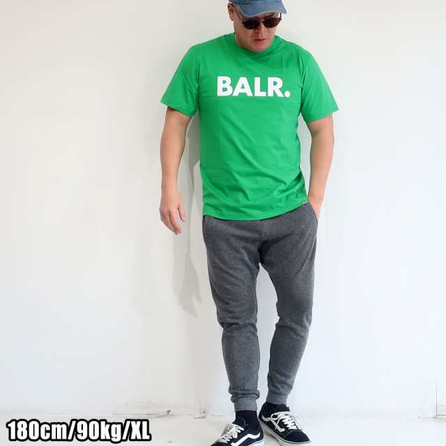 ボーラー BALR. Tシャツ 半袖 メンズ ブランド Brand Straight T-Shirt