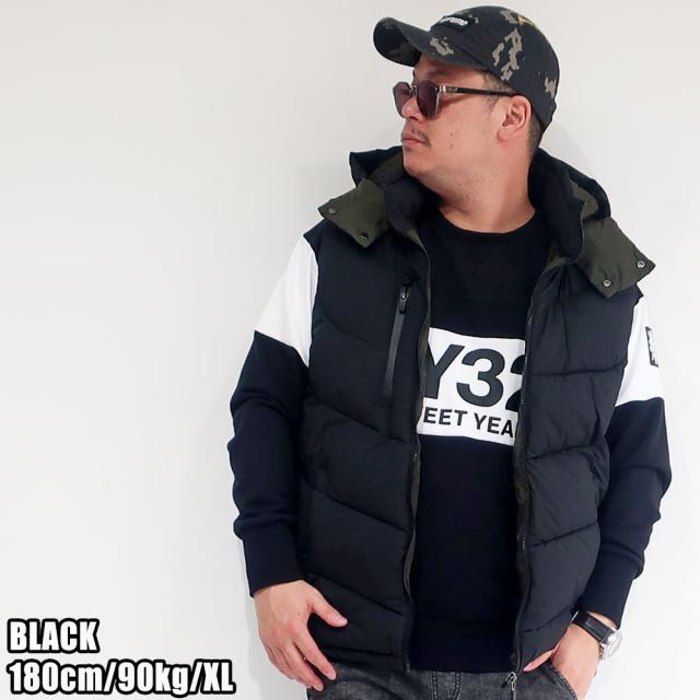 SCOTCH&SODA ブラック ダウンベストフード付き