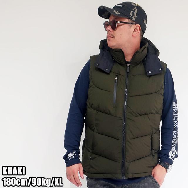 SCOTCH&SODA ブラック ダウンベストフード付き