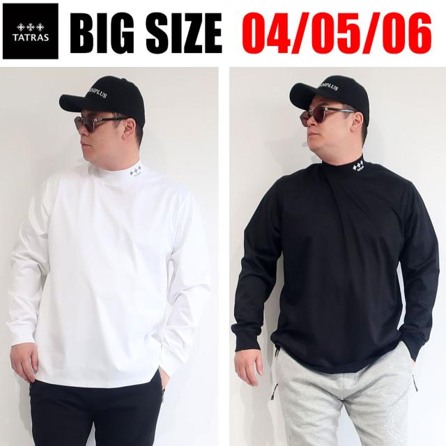 TATRAS タトラス メンズ ブランド Tシャツ MIBEILO ミベイロ MTAT24A8275-M 大きいサイズ 04 05 06 BLACK WHITE NAVY ブラック ホワイト ネイビー 正規代理店商品