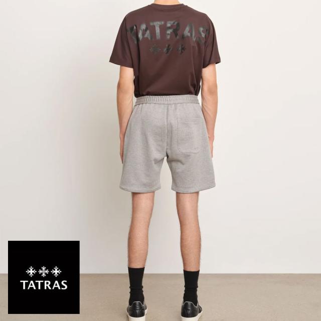 TATRAS タトラス メンズ ブランド FUSSA フッサ MCKZ0376103588 01 02 03 04 ショートパンツ スウェットパンツ BLACK GRAY ブラック グレー_1