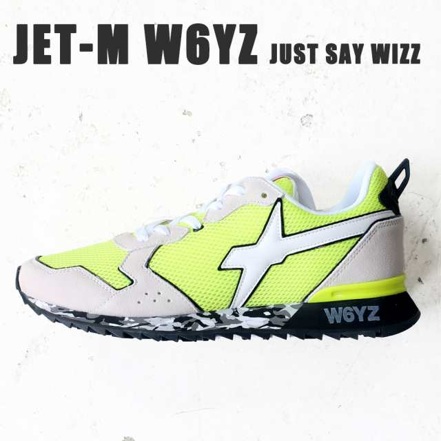 W6YZ wizz ウィズ スニーカー メンズ JET-M WHITE-YELLOW FLUO 41 42