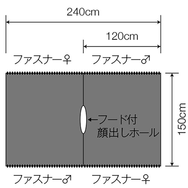 ダンロップ DUNLOP アウトドア アンアクター   迷彩ポンチョ   GKP02D_4