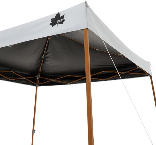ロゴス LOGOS アウトドア ソーラーブロック Qセットタ—プ220 タープ キャンプ BBQ 日除け 日差しブロック 組み立て簡単 高さ3段階調節 収納バッグ付き UVカット 熱中症対策 71661022_3