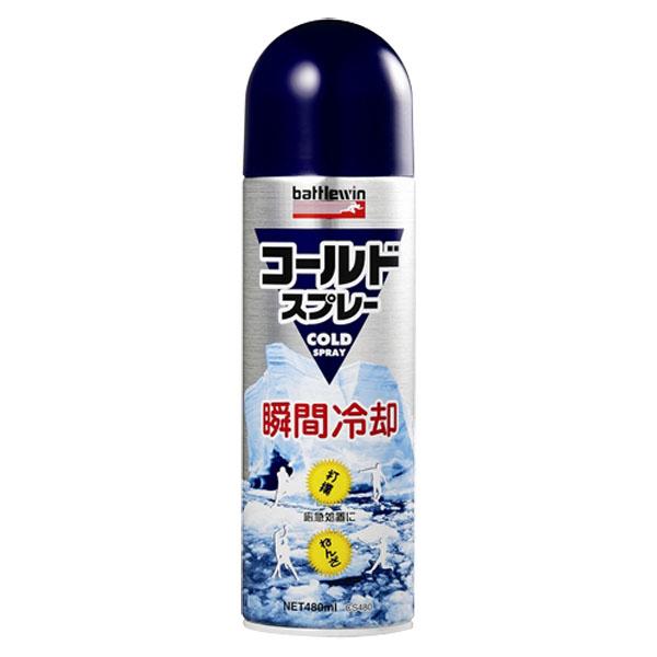 ニチバン NICHIBAN バトルウィン コールドスプレー 480ml 6本 瞬間冷却 打撲 捻挫 ねんざ スポーツ 応急手当 学校 部活 体育 保健室 救急 怪我 けが 防災 登山 CS480