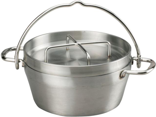 ソト SOTO アウトドア ステンレスダッチオーブン 8インチ ST-908 調理器具 鍋 クッカー 多熱源対応 IH200V クッキング シーズニング不要 キャンプ BBQ バーべキュー  ST908