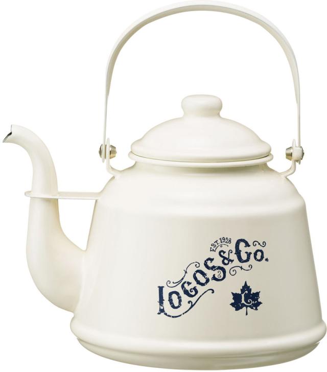 ロゴス LOGOS アウトドア レイリー・ホーローケトル 2.3L ケトル やかん 湯沸かし キャンプ BBQ バーベキュー 調理 料理 クッキング 直火OK 大容量 大きい レトロ 国産  81280040