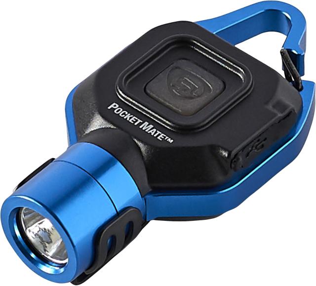 ストリームライト StreamLight アウトドア ハンズフリーライト ポケットメイトUSB ブルー 懐中電灯 携行 ハンズフリー 照明 LED USB充電式 クリップ カラビナ ランニング 夜道 超小型  SL73302000