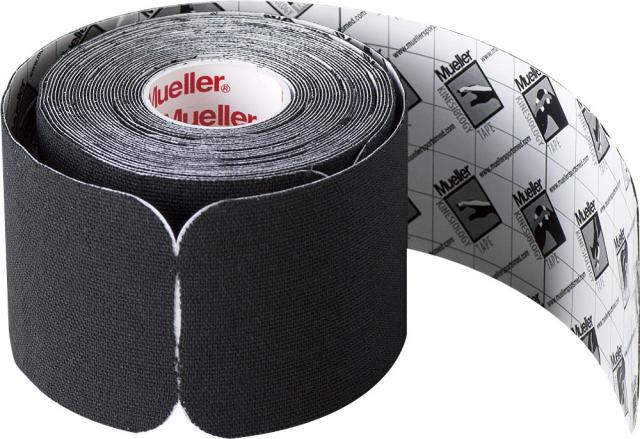 ミューラー MUELLER テープ プレカット・キネシオロジテープ6個パック ブラック  55717 ミューラー MUELLER テープ プレカット・キネシオロジテープ6個パック