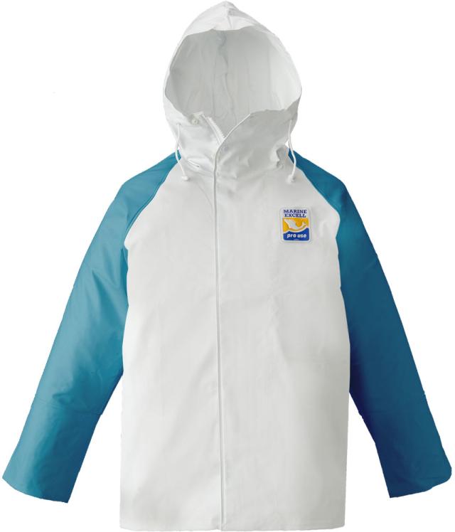 ロゴス LOGOS アウトドア マリンエクセル LADIES パーカー ターコイズ S レディース レイン ジャケット 湾岸作業 養殖業 水産加工業 アウター コート レインコート レインウェア 防水  12370164の通販は
