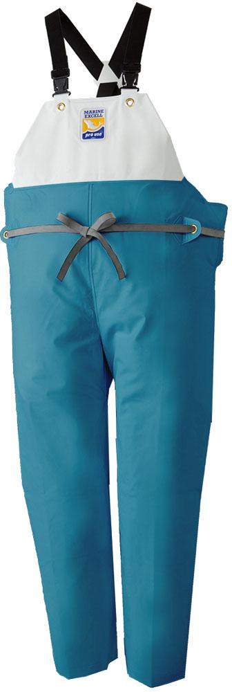 ロゴス LOGOS アウトドア マリンエクセル LADIES サロペット ターコイズ S レディース レイン パンツ オーバーオール 湾岸作業 養殖業 水産加工業 レインコート レインウェア 防水  12380164の通販は