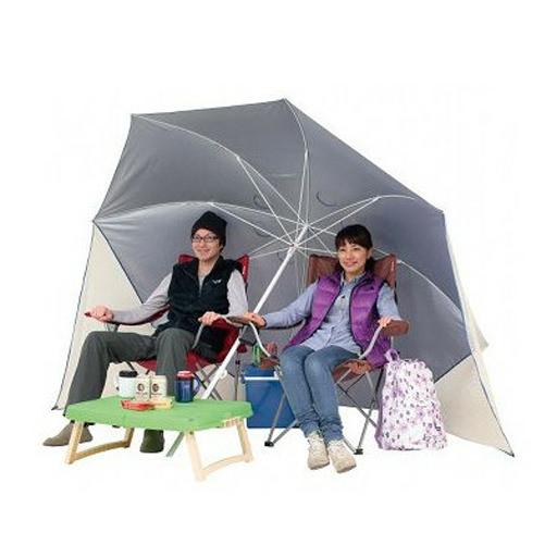 CAPTAIN　STAG キャプテンスタッグ アウトドア UVカットウィングパラソル240cmブルー M1601の通販は 7,425円