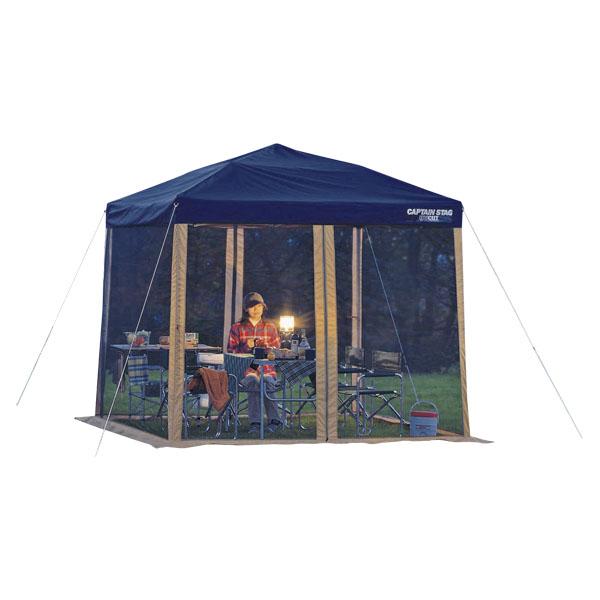 CAPTAIN　STAG キャプテンスタッグ アウトドア スピーディー ワンタッチタープ250UV用スクルーンパネル                      M3195