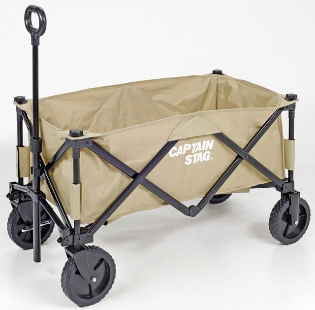あき キャプテンスタッグ CAPTAIN STAG アウトドア CS 収束型4輪キャリー
