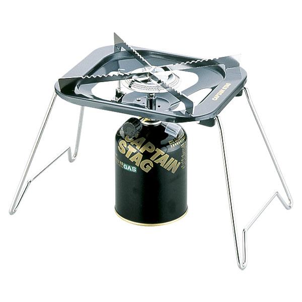 キャプテンスタッグ CAPTAIN STAG アウトドア 大型五徳ガスバーナーコンロ 収納バッグ付 M-8809  M8809