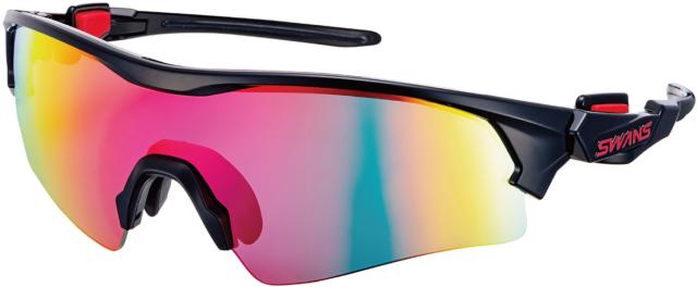 スワンズ SWANS フェイスワン FACEONE ミラーレンズモデル FO-3501 サングラス 眼鏡 メンズ レディース 大人 野球 テニス ランニング 陸上 ゴルフ 熱中症対策  FO3501 BK
