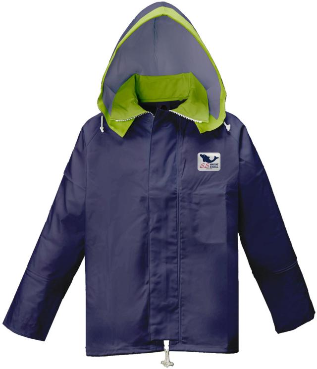 ロゴス LOGOS アウトドア SSマリンエクセル ジャケット ネイビー 3L レイン ジャケット 湾岸作業 養殖業 水産加工業 アウター コート レインコート レインウェア 防水  12270280