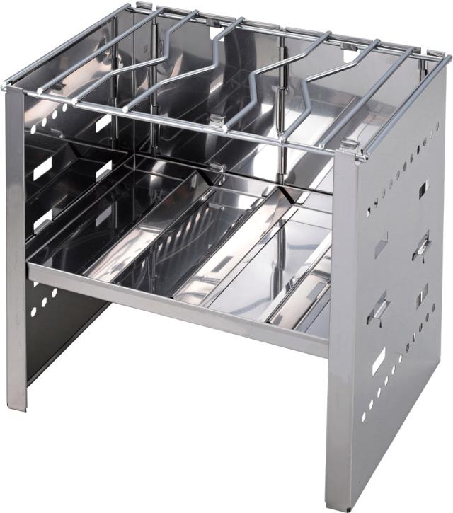 キャプテンスタッグ CAPTAIN STAG アウトドア カマド スマートグリル A4型 3段階調節  UG0095