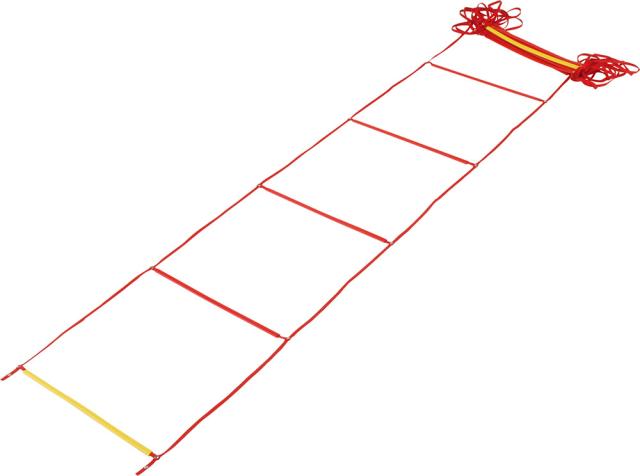 ダンノ DANNO トレーニングラダー 赤 レッド ジョイント付 トレーニング ラダー サッカー 野球 基礎トレーニング アップ バスケ ラグビー フットサル フットワーク  D347