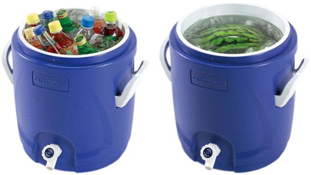 キャプテンスタッグ CAPTAIN STAG アウトドア リガード ウォータージャグ&amp;クーラー13L ブルー UE-2018 クーラーボックス 保冷専用 スポーツドリンク対応 熱中症対策 キャンプ用品 スイカ割り  UE2018_1