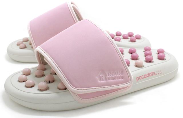 リゲッタ Re:getA Re:getA リゲッタ  ポカドッツ ルームサンダル ユニセックス  CHR007 PNKの通販は