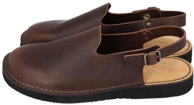 オーガニックハンドルーム Organic Handloom サンダル MEISSEN シュリンクダークブラウン  OH007310 4310