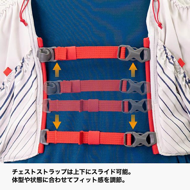 ネイサン NATHAN ピナクル 12L JP グレイ レッド XS トレイル マラソン