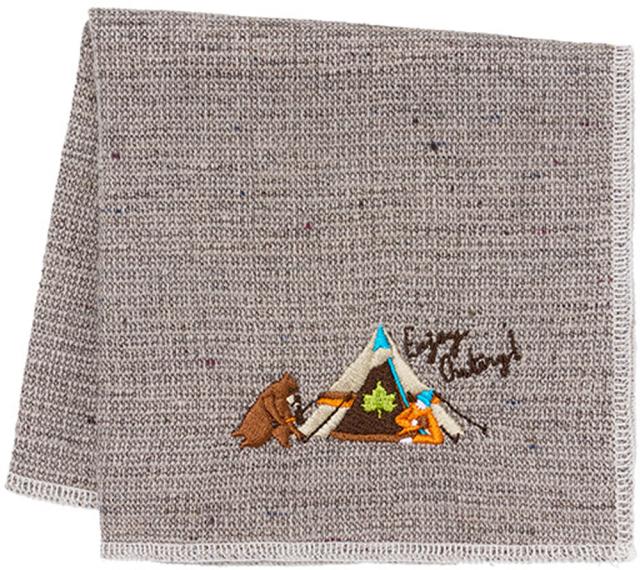 ロゴス LOGOS アウトドア モク ティーピー MOKUハンカチタオル Tepeeテント ハンカチ 今治産 コンパクト 吸水力 速乾性 キャンプ 小物 登山 軽量 ガーゼパイル 普段使い 81690553