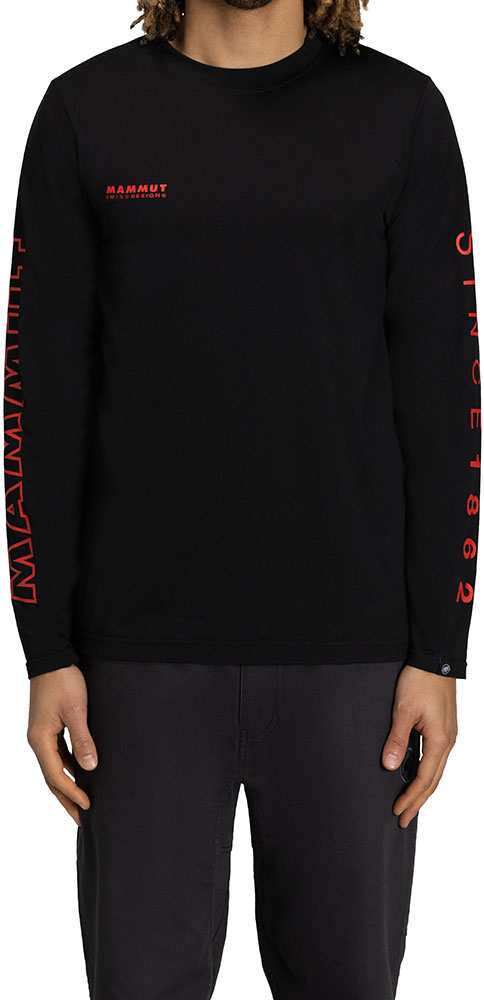 マムート MAMMUT アウトドア QDロゴプリントロングスリーブTシャツ メンズ QD Logo Print Longsleeve T-shirts AF Men 長袖 Tシャツ 登山ウェア  101601030 00756