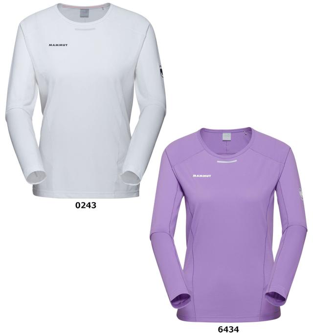 マムート MAMMUT アウトドア エナジー ファーストレイヤー ロングスリーブ アジアンフィット レディース 女性 ウィメンズ 長袖T 軽量 通気性 放湿性 温度調節 防臭 1016-01360  101601360