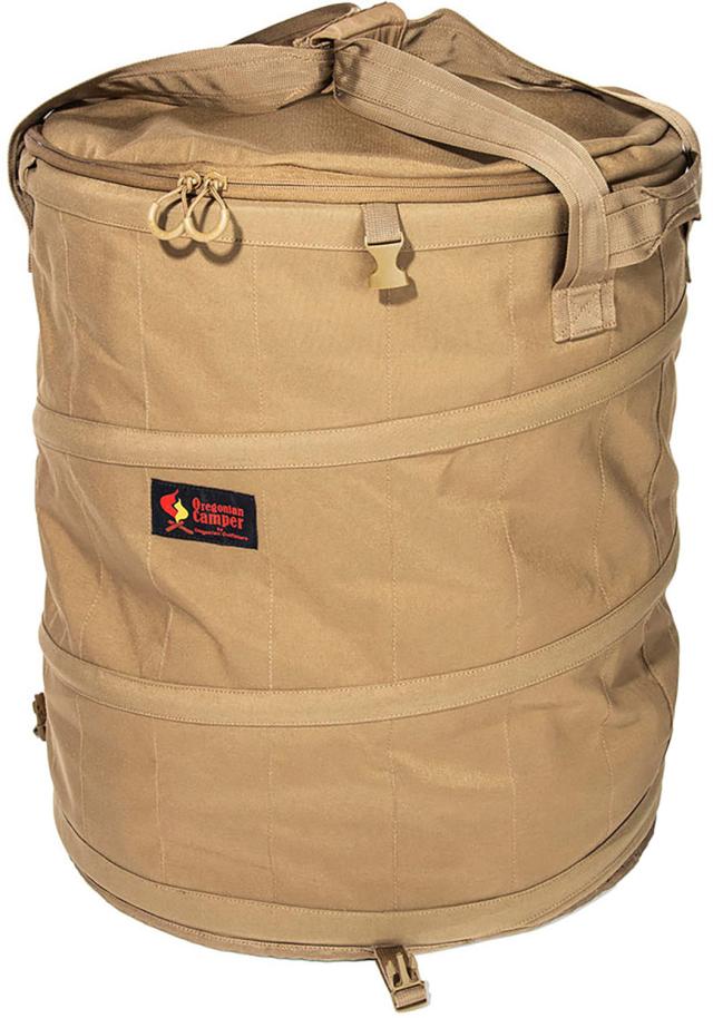 オレゴニアンキャンパー アウトドア ストーブドラム ウルフブラウン ストーブ 無地 防油加工トレー 収納 持ち運び ケース キャリーバッグ 折りたたみ ごみ箱 キャンプ ソロキャンプ BBQ OCB2207WBの通販は 7,480円