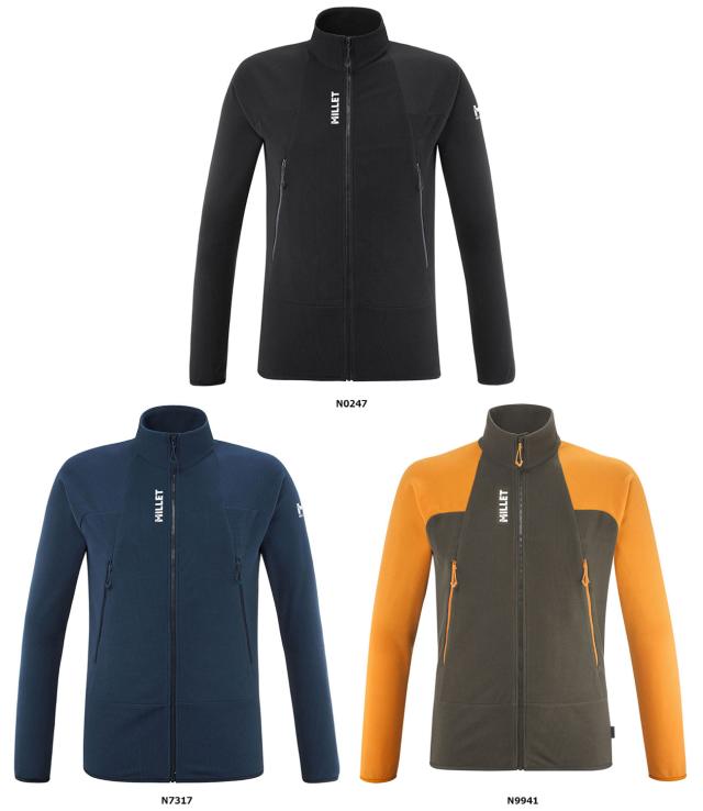 ミレー MILLET アウトドア ライト グリッド ジャケット K LIGHTGRID JKT メンズ ジャケット アウター 保温 フリースジャケット ポケット 登山 ハイキング トレッキング  MIV9467の通販は