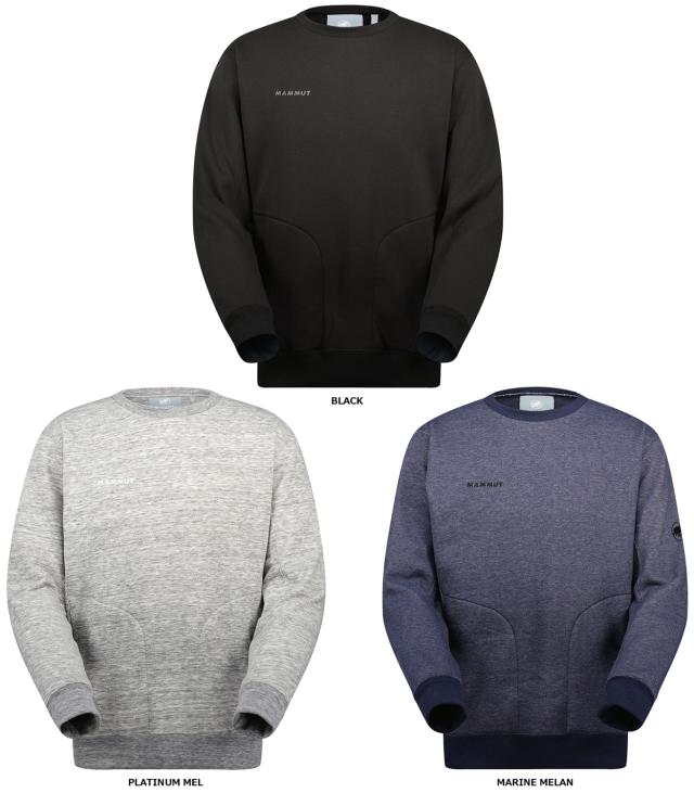 マムート MAMMUT アウトドア エッセンシャル ミッドレイヤー クルー ネック アジアンフィット メンズ レディース 男性 女性 長袖Tシャツ ロンT トップス 1014-05560  101405560