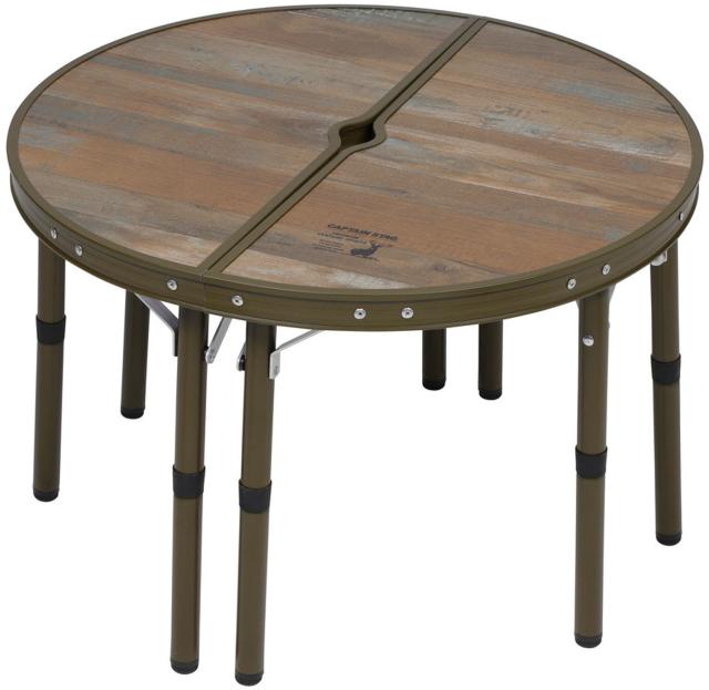 キャプテンスタッグ CAPTAIN STAG アウトドア ビストロ ポールハサムテーブル 60  UC597