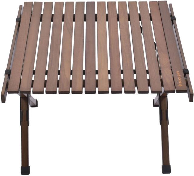 ピースパーク peace park アウトドア フォールディングウッドテーブル スモール  PP0221BR