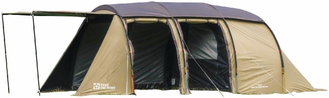 TENT　FACTORY アウトドア ブルーウィンド トンネル2ルームテントLA テント タープ 日よけ シェード BBQ キャンプ用品 イベント 大型 フ