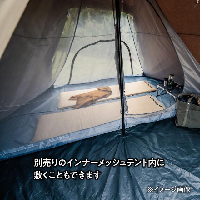 TENT　FACTORY アウトドア テントインフォールディングクッションマットOP 台形 テントマット インナーマット ワンポールテント キャンプ レジャー テント コンパクト ピクニック 運動会 TFFDTINOP_5