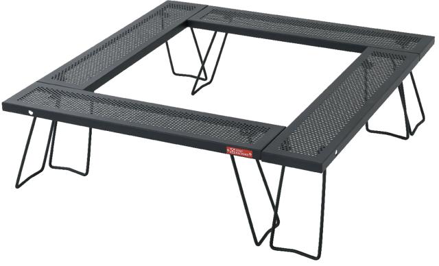 TENT　FACTORY アウトドア スチールワークスフリー4セット 880 アウトドアテーブル キャンプテーブル スチール スチールテーブル パンチングテーブル キャンプ スチールワークス TFWLSWF4M