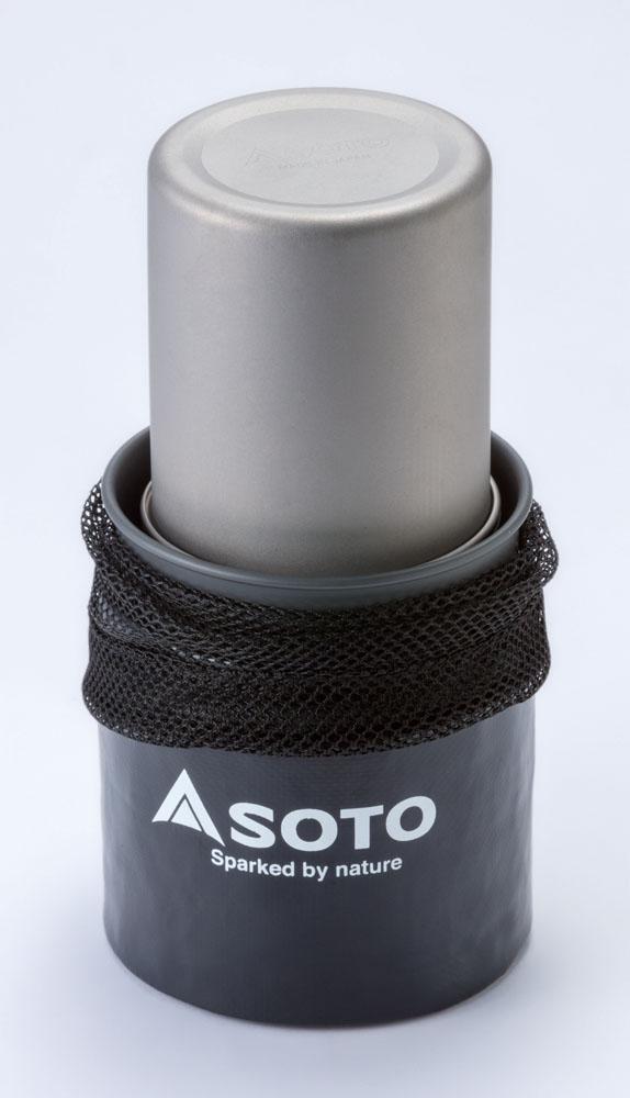 ソト SOTO アウトドア サーモスタック クッカーコンボ SOD-521 クッカー マグカップ コップ 保温ケース セット 食器 登山 トレッキング キャンプ BBQ バーベキュー SOD521_3