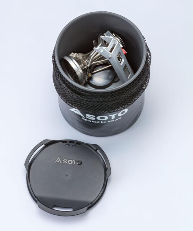 ソト SOTO アウトドア サーモスタック クッカーコンボ SOD-521 クッカー マグカップ コップ 保温ケース セット 食器 登山 トレッキング キャンプ BBQ バーベキュー SOD521_4