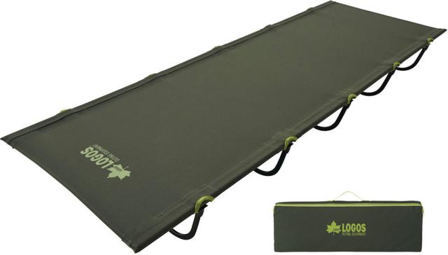 ロゴス LOGOS アウトドア neos アッセムキャンパーズベッド 簡易ベッド キャンプ テント 組み立て簡単 組み立て簡単 スチール製フレーム コンパクト 折りたたみ 収納袋付き  73173141の通販は