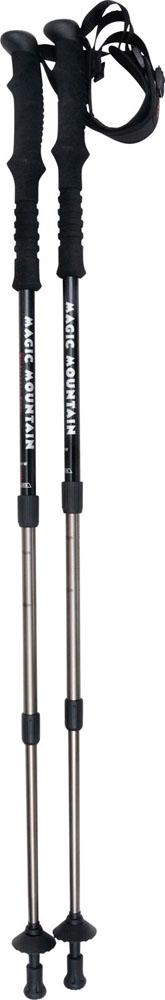 マジックマウンテン MAGIC MOUNTAIN アウトドア ペアーライトアルファ Pair Light Alpha 3段式1本  トレイルポール ポール 登山 ハイキング 山登り ストック ステッキ  MP201WP2 BLK