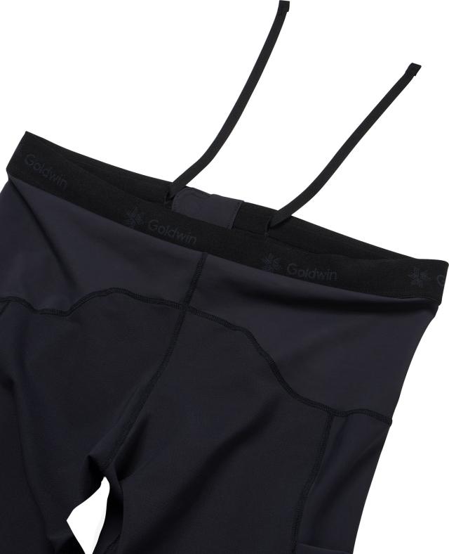 シースリーフィット C3fit フォーカスサポートロングタイツ メンズ 男性 ボディーケア スパッツ ボトムス 動きやすい UVガード フロント前開き仕様 ストレッチ ランニング フィットネス GC14158_7