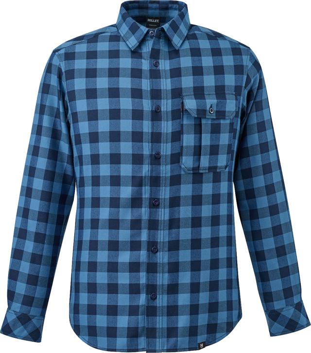 ミレー MILLET アウトドア THERMO CHECK SHIRT LS M 長袖シャツ ロングスリーブ トップス ウェア 保温性 速乾性 軽量性 秋 冬 フランネル 胸ポケット 登山  MIV03136 ミレー MILLET アウトドア THERMO CHECK SHIRT LS M 長袖シャツ ロング